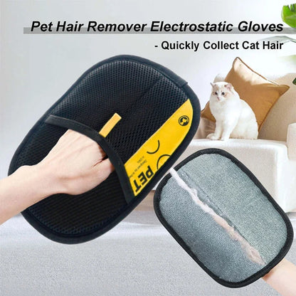 Pet Hair Magic Gloves